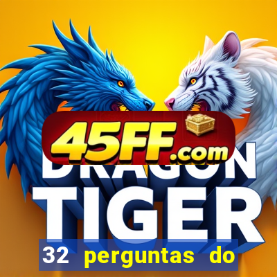 32 perguntas do livro do destino